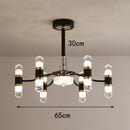 Axyaa Modern LED Ceiling Lamp Chandelier for Bedroom and Dining Room