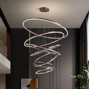 Axyaa Vintage Ring Pendant Ceiling Chandelier Light