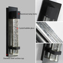 Axyaa Crystal Bubble LED Outdoor Wall Lamp IP65 Garden Light Sconce Entryway