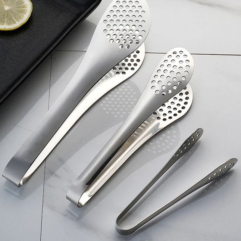 Axyaa Stainless Steel Food Clips - Home Kitchen Barbecue Steak Bread Clips