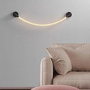 Axyaa Minimalist Silicone Musical Note Wall Lamp with Copper Finish