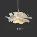 Axyaa White Flower Chandelier for Modern Living Room and Bedroom