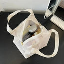 Axyaa Mesh Bag: Portable, Large Capacity Beach & Shower Bag with Handle