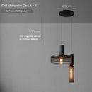 Axyaa Loft Cement Pendant Lamps - Vintage Industrial Chandeliers Lights