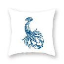Axyaa Zodiac Constellation Print Pillowcase 45x45cm