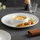 Axyaa White Ceramic Tableware Set: Dinner, Dessert, Soup, Pasta, Snack Plates