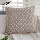 Axyaa Jacquard Cushion Cover - Creamy Style Home Decor for Sofa Living Room