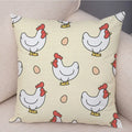 Axyaa Cartoon Animal Cushion Cover: 45*45cm for Living Room, Sofa, Car, Children's Room