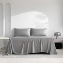 Axyaa Bamboo Flat Sheet: Luxury Silky Bed Cover, Single-Double-King-Queen Sizes