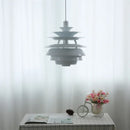 Axyaa Nordic Modern Aluminum Chandelier E27 Lighting Fixture for Living Room & Bedroom