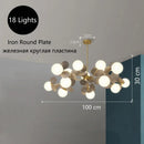 Axyaa Magic Beans Chandelier: Nordic Color Kids' Room Pendant Light