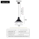 Axyaa Retro Chandelier: Industrial Iron Restaurant Lighting, E27 Base, Loft Style