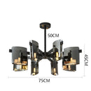 Axyaa Modern LED Ceiling Lamp Chandelier for Bedroom and Dining Room