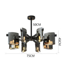 Axyaa Modern LED Ceiling Chandelier for Bedroom and Dining Room