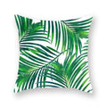 Axyaa Green Leaf Pillowcases for Sofa, Car & Living Room Decor