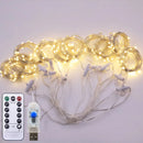 Axyaa LED Curtain Lights 8 Mode Fairy Light for Home Bedroom Wedding Christmas