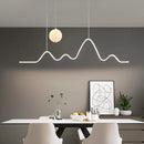 Axyaa Modern Art Decor LED Ceiling Chandelier for Dining Living Room