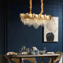 Axyaa Luxury Crystal Chandelier for Villa Hotel Project, Bedroom, Restaurant Lighting