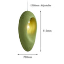 Axyaa Nordic Mango-Shaped E27 LED Chandelier