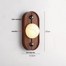 Axyaa Chinese Retro LED Wall Lamp Living Room Bedroom Cafe Fixture