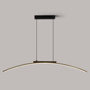 Axyaa LED Arc Pendant Light - Adjustable Brightness, Energy Efficient Kitchen Ceiling Lamp
