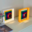 Axyaa LED Wall Lamps: Medieval Bauhaus Minimalist Colorful Lights for Living Room