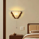 Axyaa LED Wooden Wall Sconce for Bedroom, Corridor, Living Room - French Retro Style