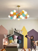 Axyaa Modern Glass Ceiling Lamp for Kids Room and Living Room