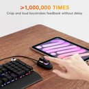 Axyaa Mechanical Cable Key Power Switch Set for Home Office PC Case