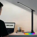 Axyaa LED Desk Lamp with USB Plug, 3-Level Touch Dimmable Table Lighting