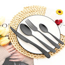 Axyaa 24Pcs Luxury Silverware Set for Elegant Dining