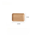 Axyaa Ash Wood Rectangular Tray for Desserts and Storage