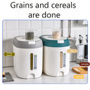 Axyaa Rice Dispenser Kitchen Organizer Storage Container Cereal Jar Home Box