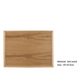 Axyaa Walnut Wooden Tray with Beech Handle for Kitchen, Fruit, Bread Serving