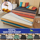 Axyaa Waterproof Mattress Cover with Zipper, Dust-proof Fitted Sheet, Removeable Protector