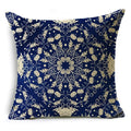 Axyaa Blue & White Porcelain Pattern Pillowcase - Sofa Decor 40cm/45cm/50cm