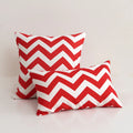 Axyaa Colorful Waterproof Outdoor Cushion Cover Striped Wave Durable Pillow Case