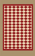 Axyaa Plush Red Carpet Rug: Thick, Fluffy, Washable for Living Room, Bedroom, or Cloakroom