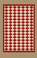 Axyaa Plush Red Carpet Rug: Thick, Fluffy, Washable for Living Room, Bedroom, or Cloakroom