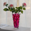 Axyaa Crystal Glass Vase Elegant Flower Arrangement Home Decor Bottle