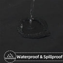 Axyaa Waterproof Vinyl Tablecloth: Easy Clean Table Cover for Dining, Parties, Camping