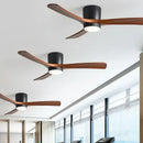 Axyaa Retro Solid Wood Ceiling Fan for Restaurants, Bedrooms & Home - Variable Frequency Electric