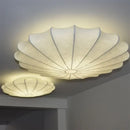 Axyaa Silk Light Japanese Ceiling Lamp: Zen Retro Style for Living Room, Study, Art