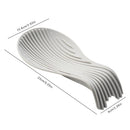Silicone Spoon Holder Rest Pad Set by Axyaa - Heat Resistant Kitchen Utensil Tray Mats