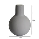 Axyaa Mini Ceramic Vase for Dried Flowers and Hydroponic Home Decor
