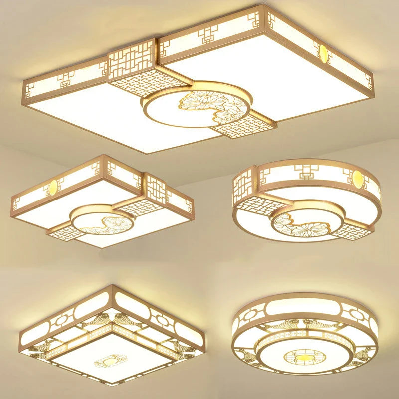 Axya Metal+Acrylic LED Ceiling Lamp for Home Indoor Lighting