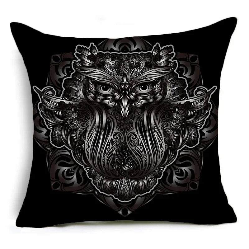 Axyaa Linen Cushion Cover - 45*45cm for Living Room, Car, Hotel, Clubhouse