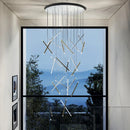 Axyaa Modern Round Tube LED Chandelier for Home Interior Lighting