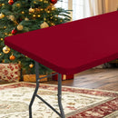 Axyaa Outdoor Picnic Waterproof Tablecloth, Elastic Fitted Table Protector