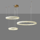 Axyaa Crystal Chandelier for Living Room - Modern Indoor Lighting Fixture